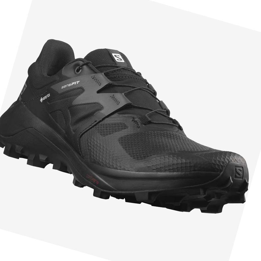 Salomon WILDCROSS 2 GORE-TEX Trail Futócipő Férfi Fekete | HU 2089YXF